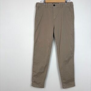 Hollister Mens Taper Epic Flex Chino Tapered Pants Sz 32x32 (34x29) Tan Gorpcore
